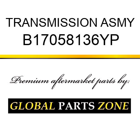 TRANSMISSION ASMY B17058136YP