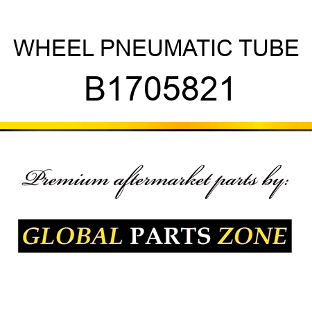 WHEEL PNEUMATIC TUBE B1705821