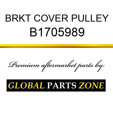 BRKT COVER PULLEY B1705989