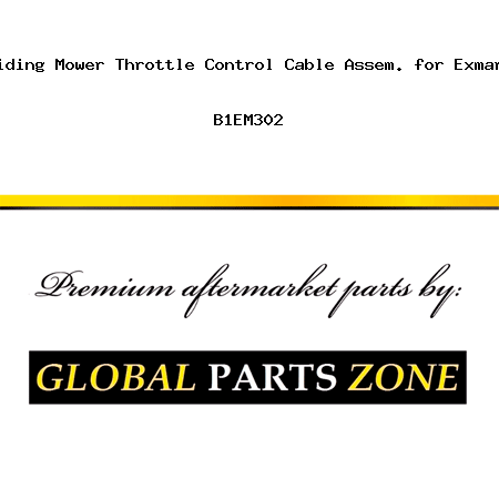 1-633696 New Riding Mower Throttle Control Cable Assem. for Exmark Lazer 633696 B1EM302