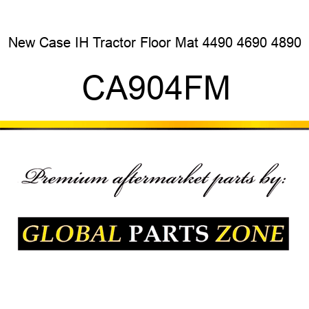 New Case IH Tractor Floor Mat 4490 4690 4890 CA904FM