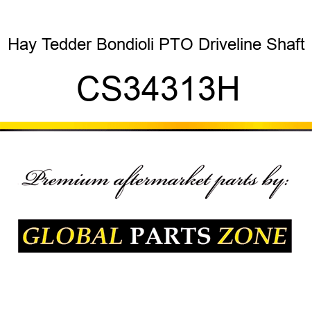 Hay Tedder Bondioli PTO Driveline Shaft CS34313H