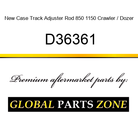 New Case Track Adjuster Rod 850 1150 Crawler / Dozer D36361