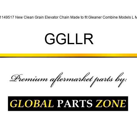 71149517 New Clean Grain Elevator Chain Made to fit Gleaner Combine Models L M + GGLLR