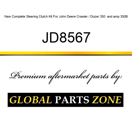 New Complete Steering Clutch Kit For John Deere Crawler / Dozer 350 & 350B JD8567