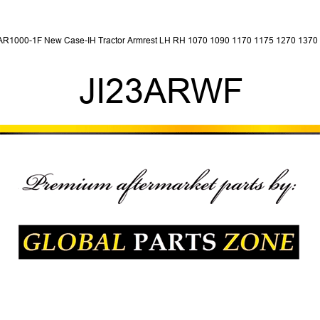 AR1000-1F New Case-IH Tractor Armrest LH RH 1070 1090 1170 1175 1270 1370 + JI23ARWF