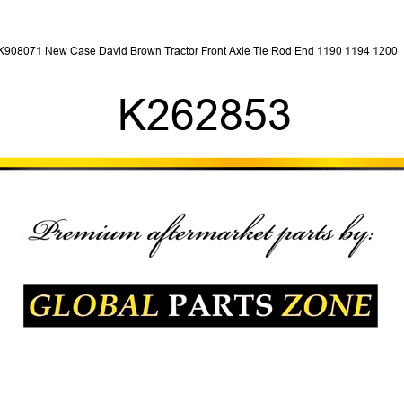 K908071 New Case David Brown Tractor Front Axle Tie Rod End 1190 1194 1200 ++ K262853