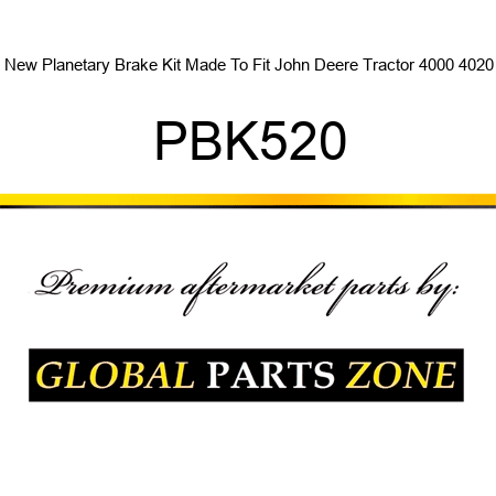 New Planetary Brake Kit Made To Fit John Deere Tractor 4000 4020 PBK520
