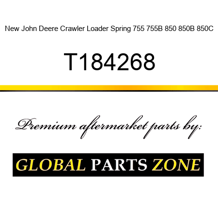 New John Deere Crawler Loader Spring 755 755B 850 850B 850C T184268