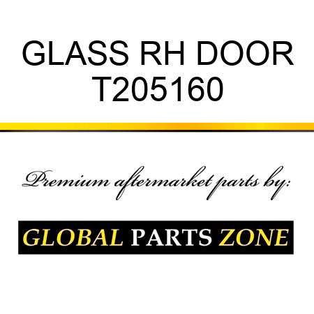 GLASS RH DOOR T205160