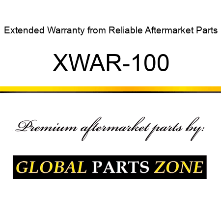 Extended Warranty from Reliable Aftermarket Parts XWAR-100