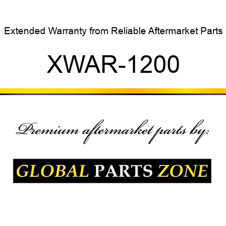 Extended Warranty from Reliable Aftermarket Parts XWAR-1200