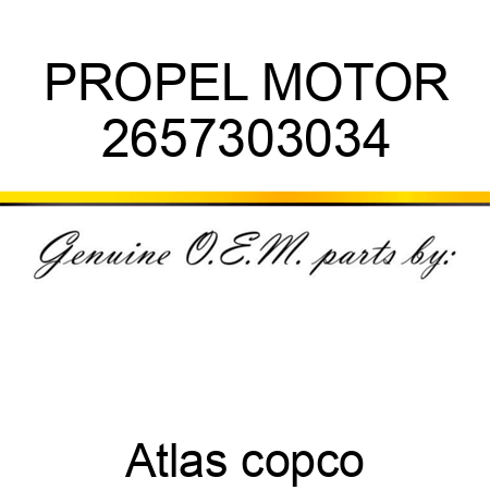 PROPEL MOTOR 2657303034