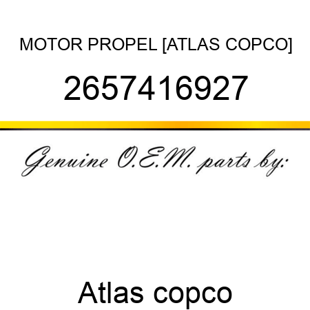 MOTOR PROPEL [ATLAS COPCO] 2657416927