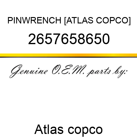 PIN,WRENCH [ATLAS COPCO] 2657658650