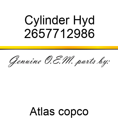 Cylinder Hyd 2657712986