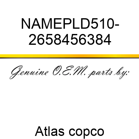 NAMEPL,D510- 2658456384