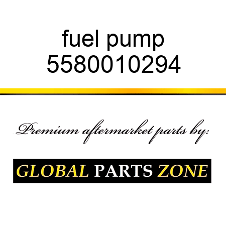 fuel pump 5580010294