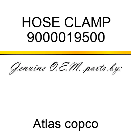 HOSE CLAMP 9000019500