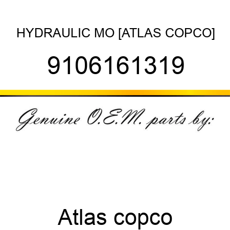 HYDRAULIC MO [ATLAS COPCO] 9106161319