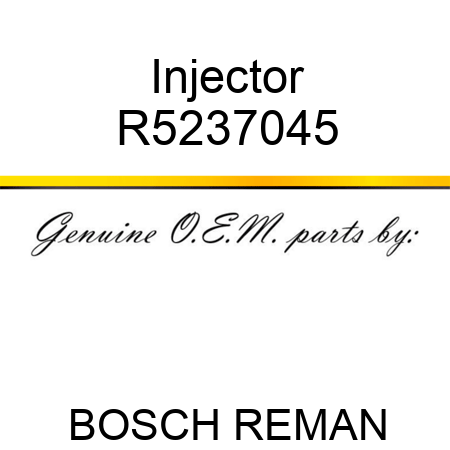 Injector R5237045