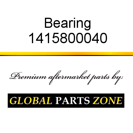 Bearing 1415800040