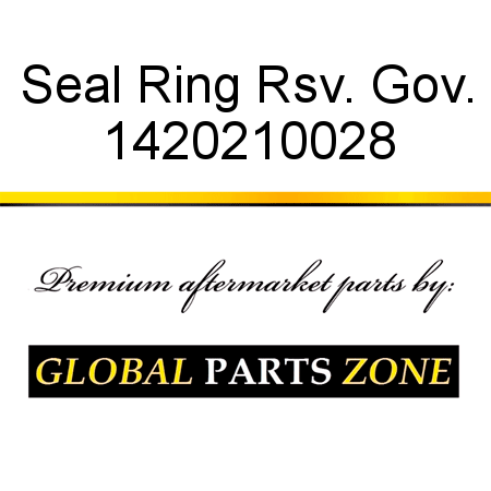 Seal Ring, Rsv. Gov. 1420210028