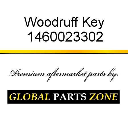 Woodruff Key 1460023302