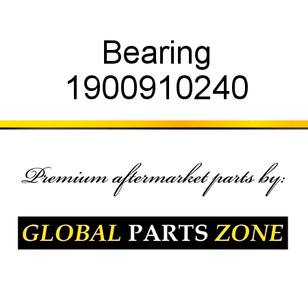 Bearing 1900910240