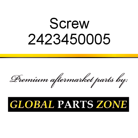 Screw 2423450005