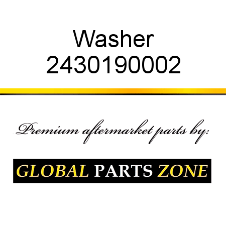 Washer 2430190002