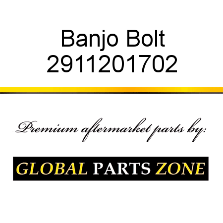Banjo Bolt 2911201702
