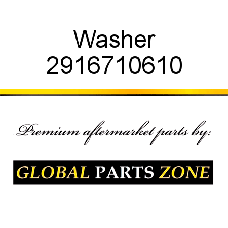 Washer 2916710610