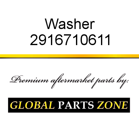 Washer 2916710611