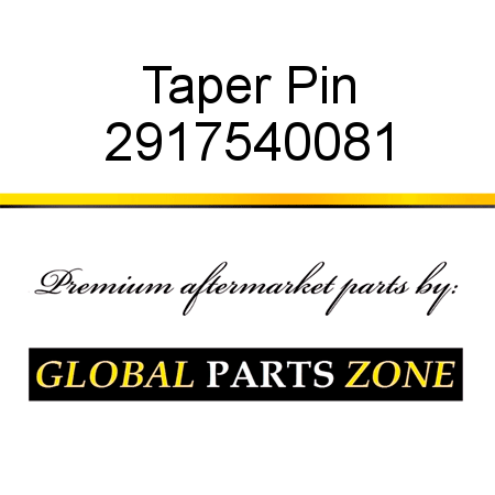 Taper Pin 2917540081