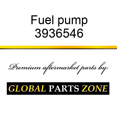 Fuel pump 3936546