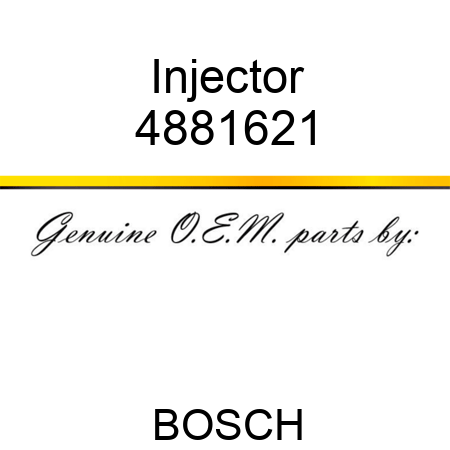 Injector 4881621