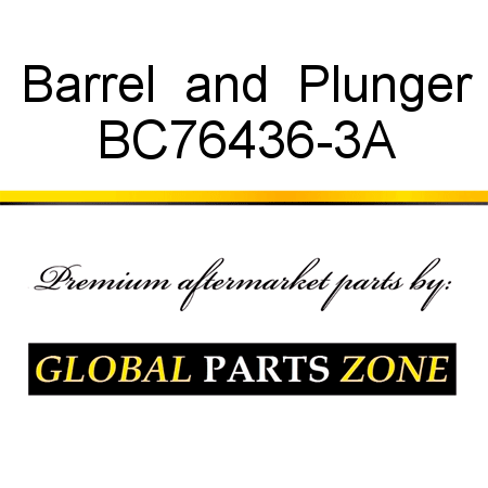 Barrel & Plunger BC76436-3A
