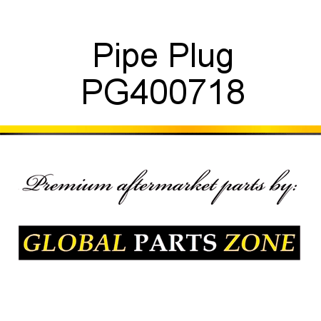 Pipe Plug PG400718