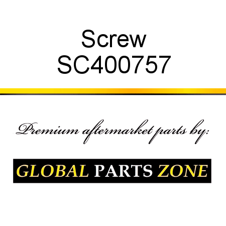 Screw SC400757