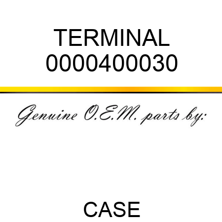 TERMINAL 0000400030