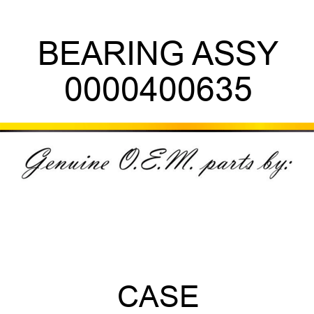 BEARING ASSY 0000400635