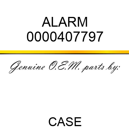 ALARM 0000407797