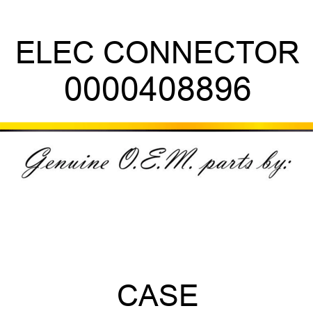 ELEC CONNECTOR 0000408896