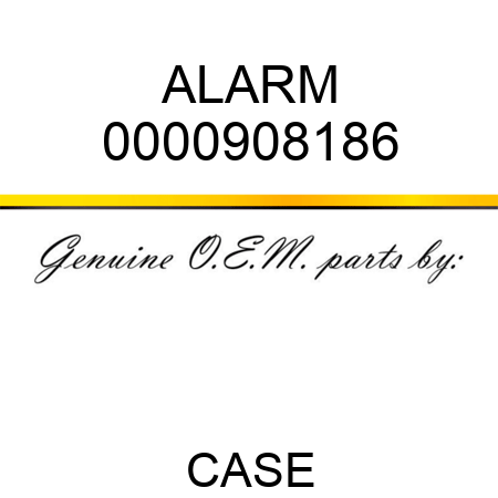 ALARM 0000908186