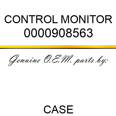CONTROL MONITOR 0000908563