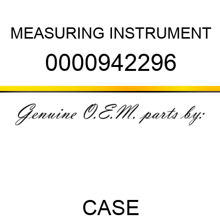 MEASURING INSTRUMENT 0000942296