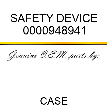 SAFETY DEVICE 0000948941