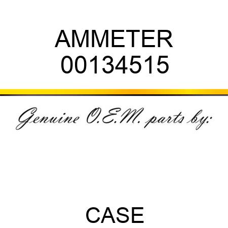 AMMETER 00134515