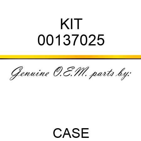 KIT 00137025